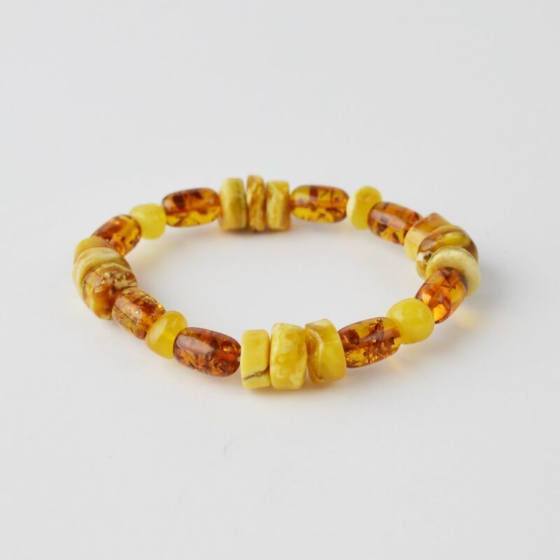 Mix light colors Amber bracelet