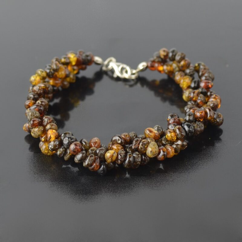 Small beads amber bracelet - Image 3