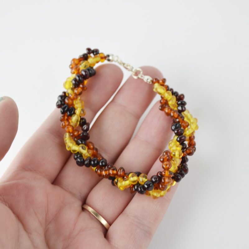 Baltic amber bracelet Small beads - Image 3