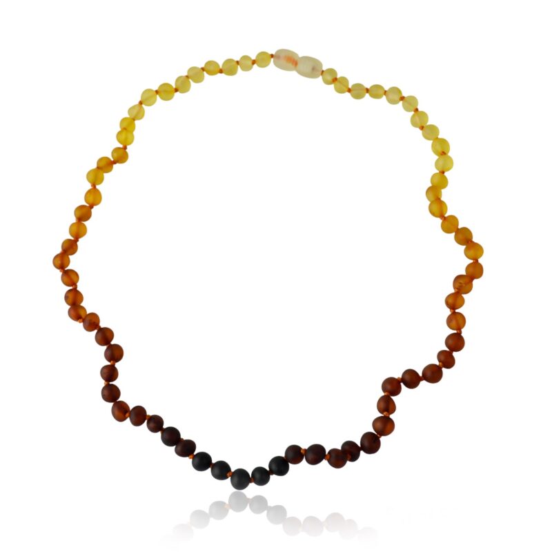 Raw rainbow baroque beads - Image 3