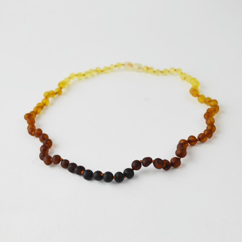 Raw rainbow baroque beads - Image 4