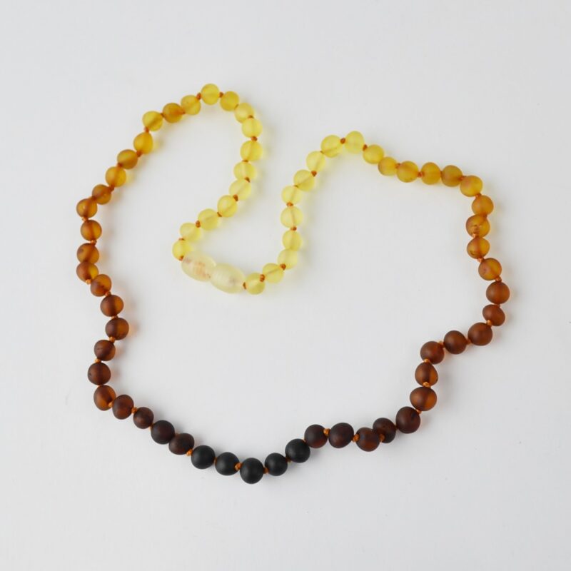 Raw rainbow baroque beads - Image 5