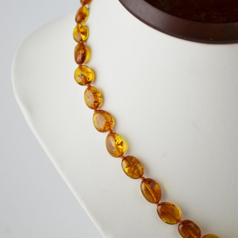 Baltic amber necklace cognac - Image 5