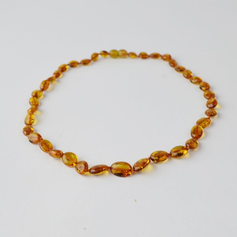 Baltic amber necklace cognac - Image 3