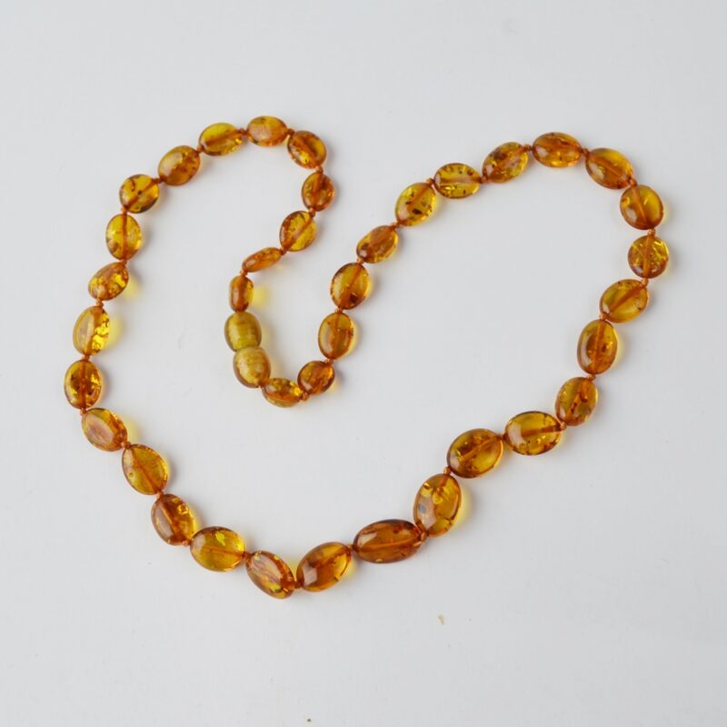 Baltic amber necklace cognac - Image 2