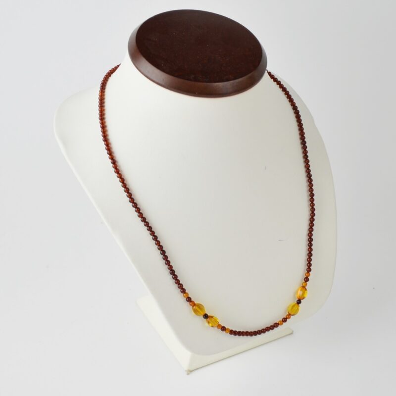 Baltic amber mix long necklace