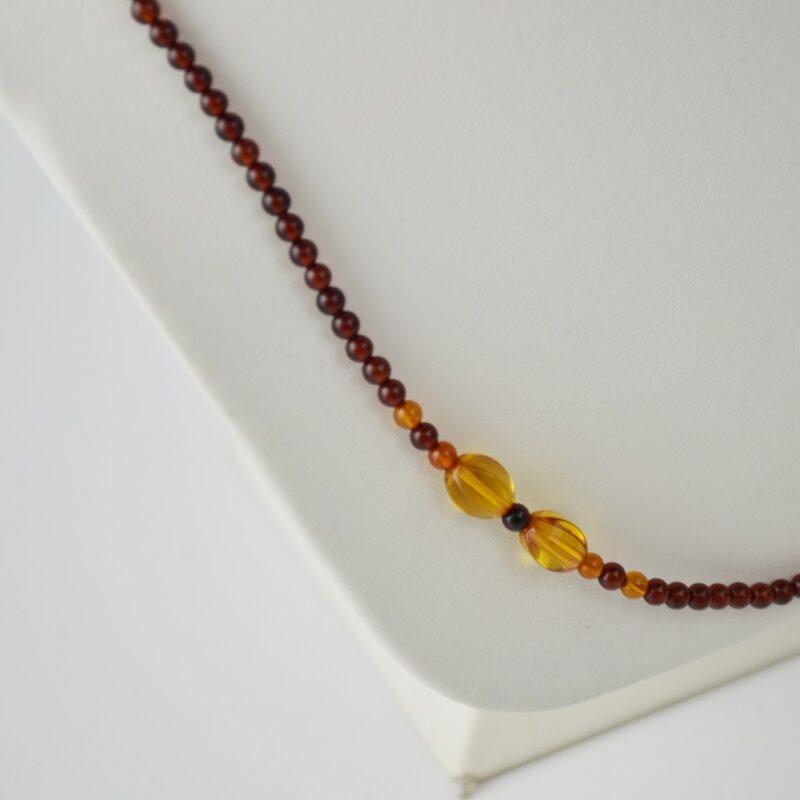 Baltic amber mix long necklace - Image 3