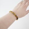 Baltic amber green tube Beads Bracelet - Image 2