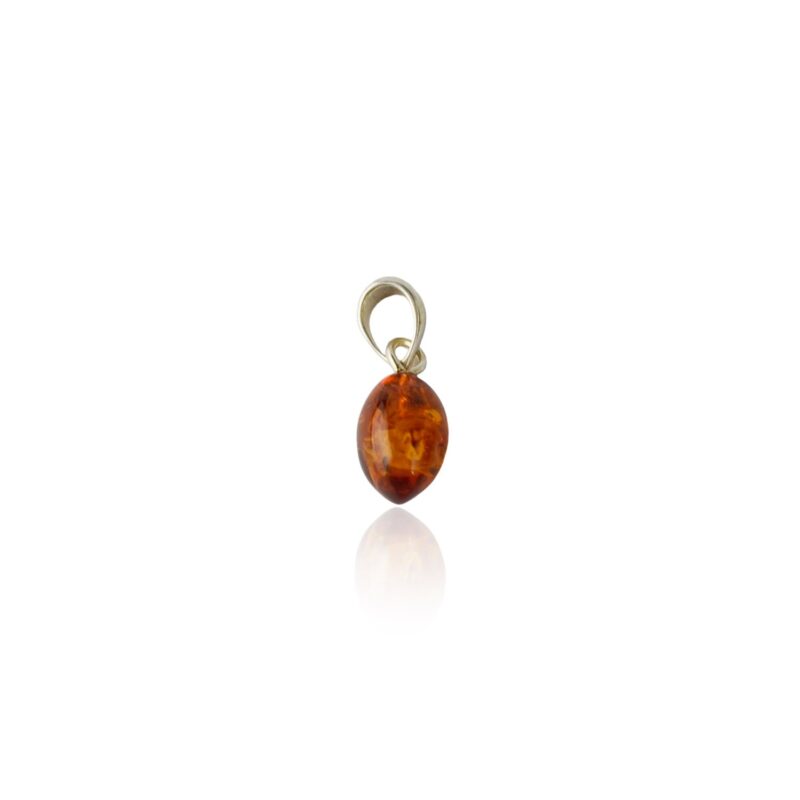 Baltic amber pendant small cognac