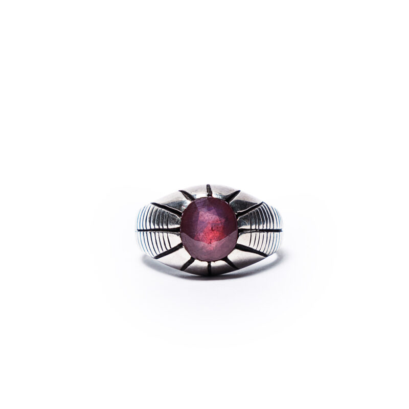 Purple Ruby Men's Ring