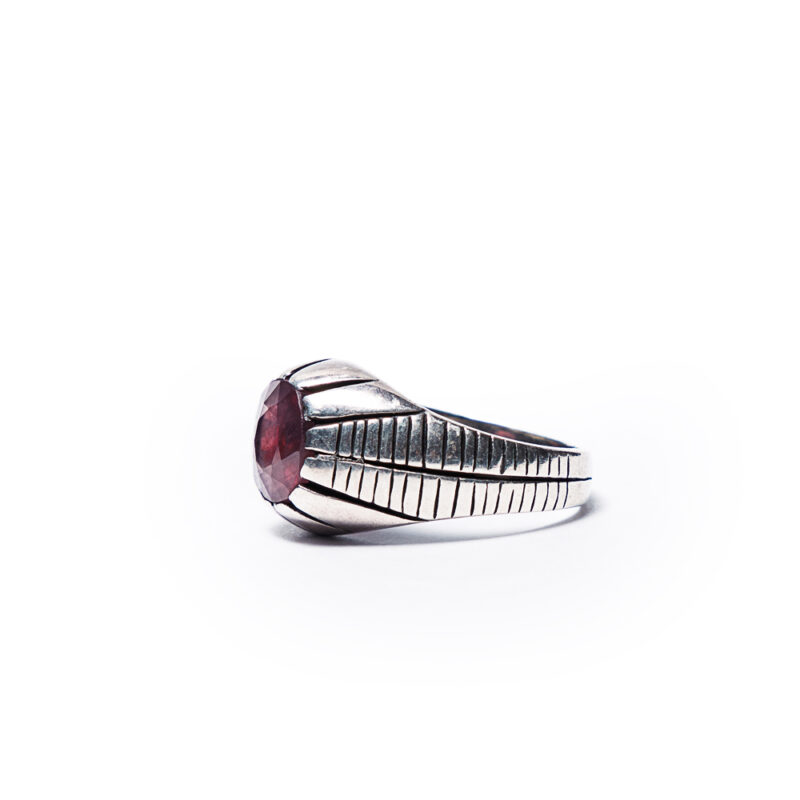 Purple Ruby Men's Ring - Image 2