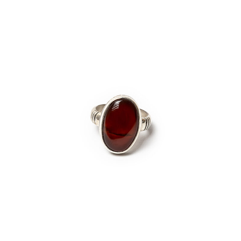 Red Yamani Garnet Men's Ring