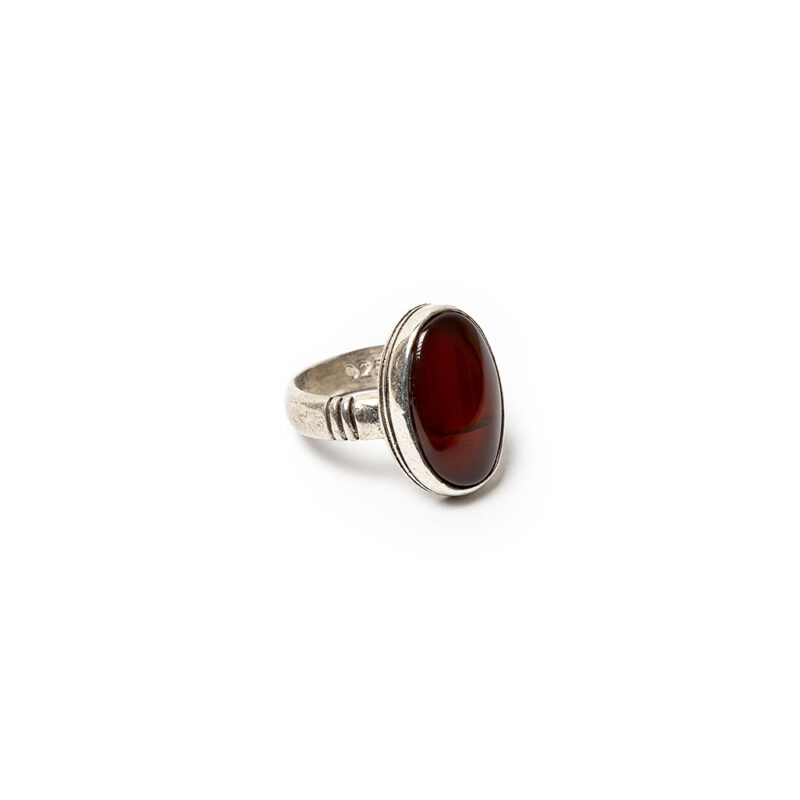 Red Yamani Garnet Men's Ring - Image 3