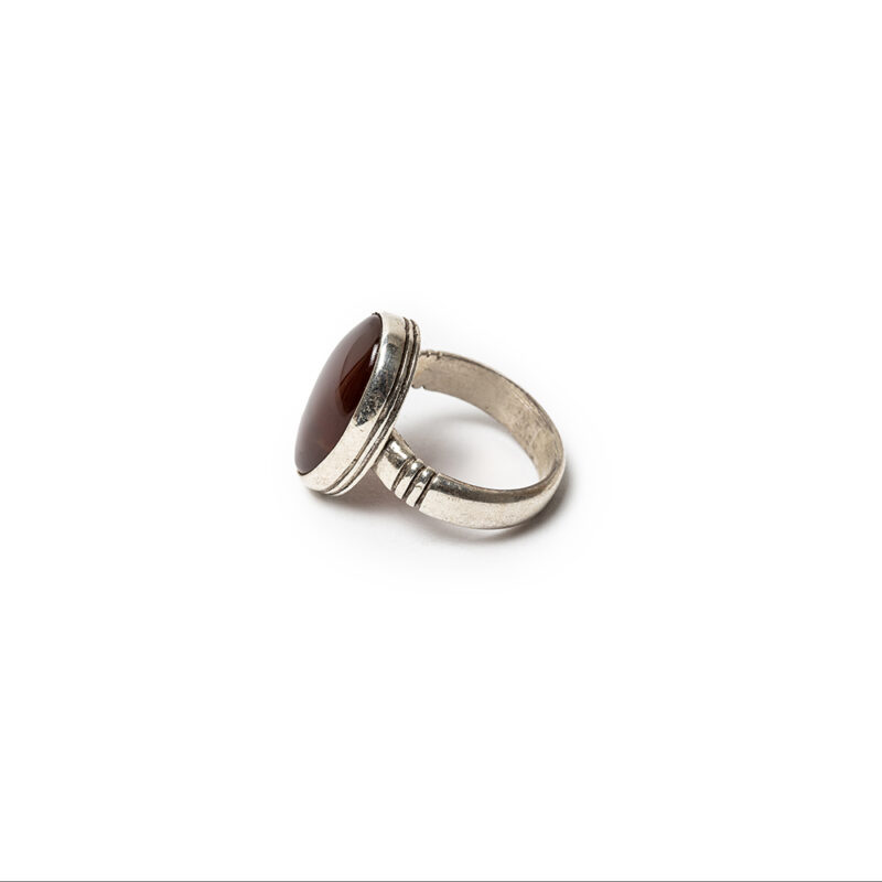 Red Yamani Garnet Men's Ring - Image 4