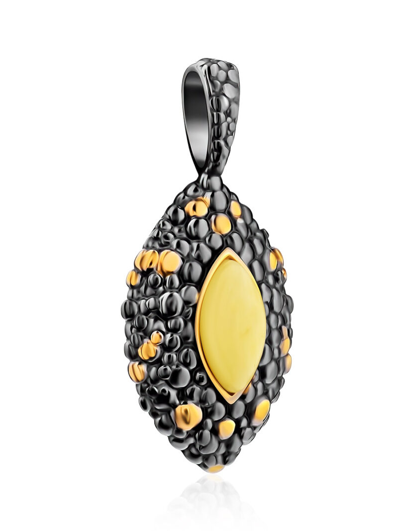 Pendant decorated with natural amber Rauschen - Image 4