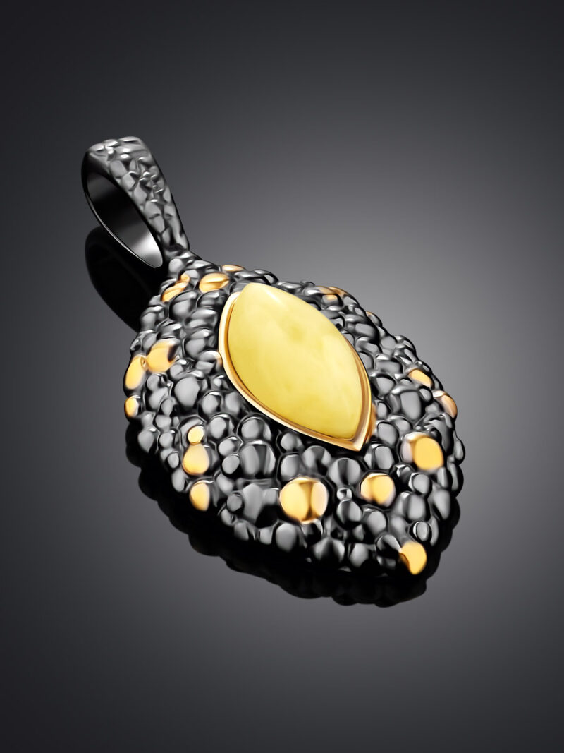 Pendant decorated with natural amber Rauschen - Image 3