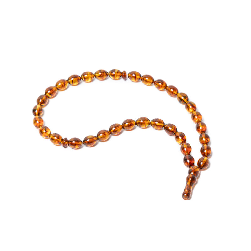 Natural Baltic Amber rosary beads from Lithuania - Image 2