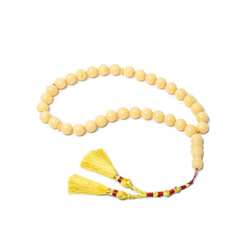 Pressed Baltic Amber rosary from Lithuania - Image 2