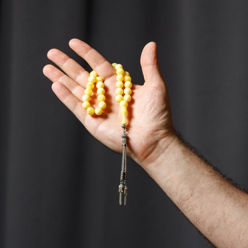 Dust Baltic Amber rosary from Lithuania - Image 3