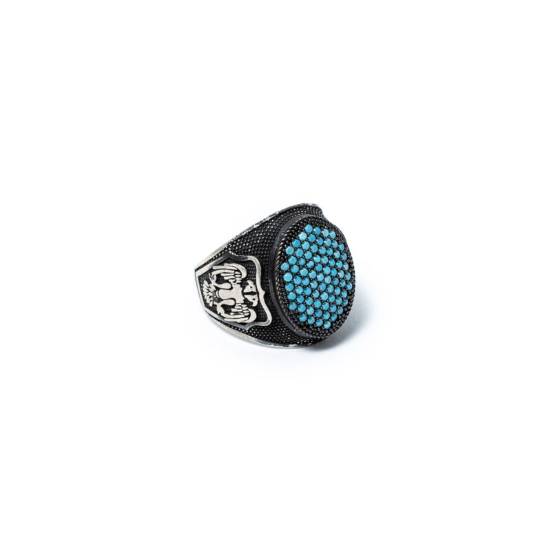 Afghani Turquoise Stones Ring - Image 2