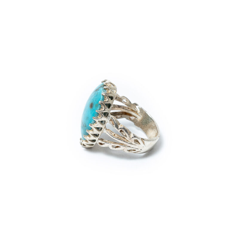 Turquoise Ring with Afghani Stones - Image 4