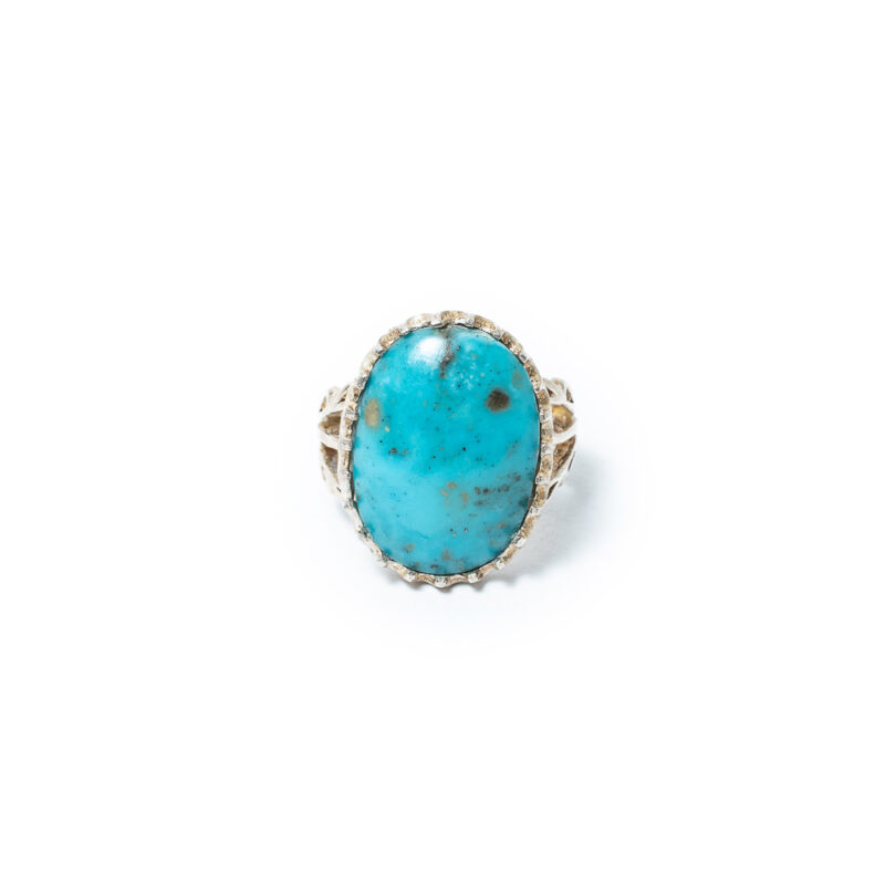 Turquoise Ring with Afghani Stones