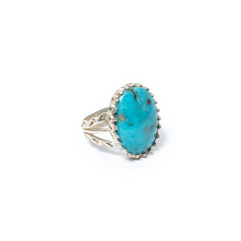 Turquoise Ring with Afghani Stones - Image 2