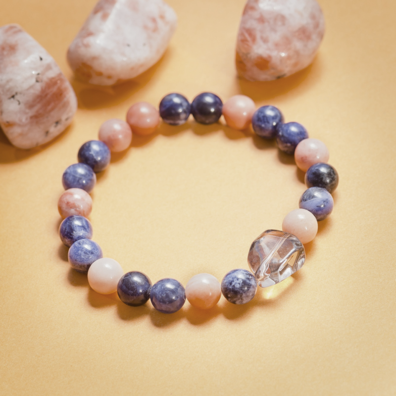 Sodalite & Sunstone 'Transformation' Bracelet - Image 2