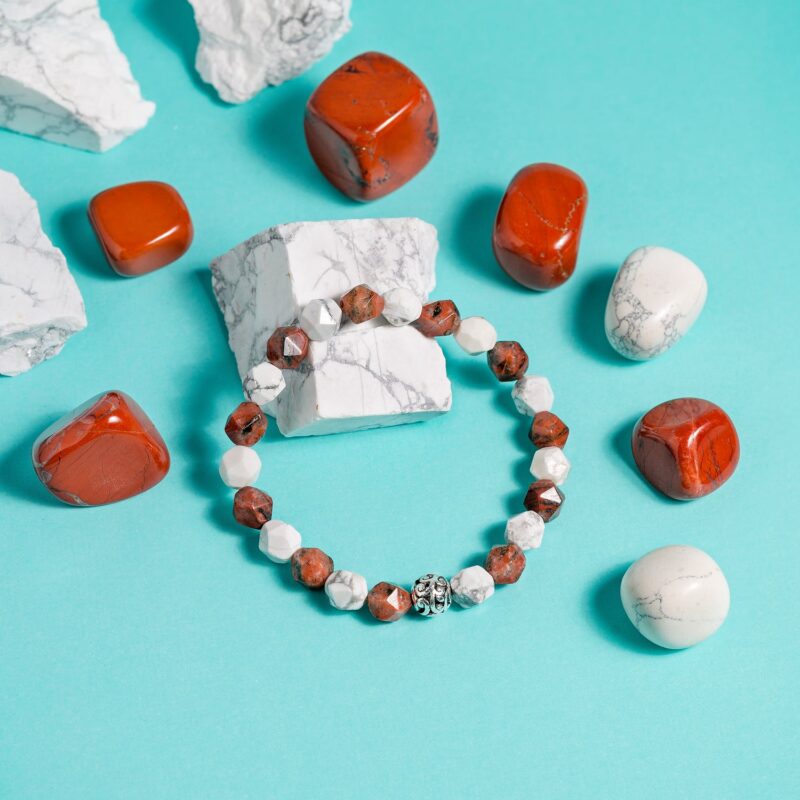 Howlite & Jasper 'Focus' Bracelet - Image 2