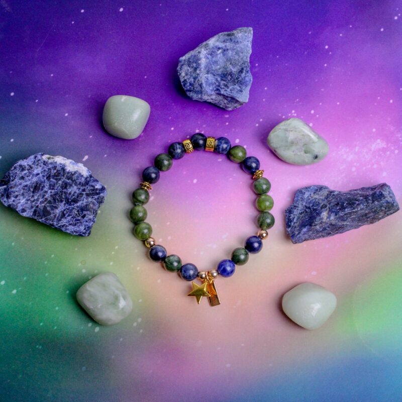 Jade & Sodalite 'Cosmos' Bracelet - Image 2