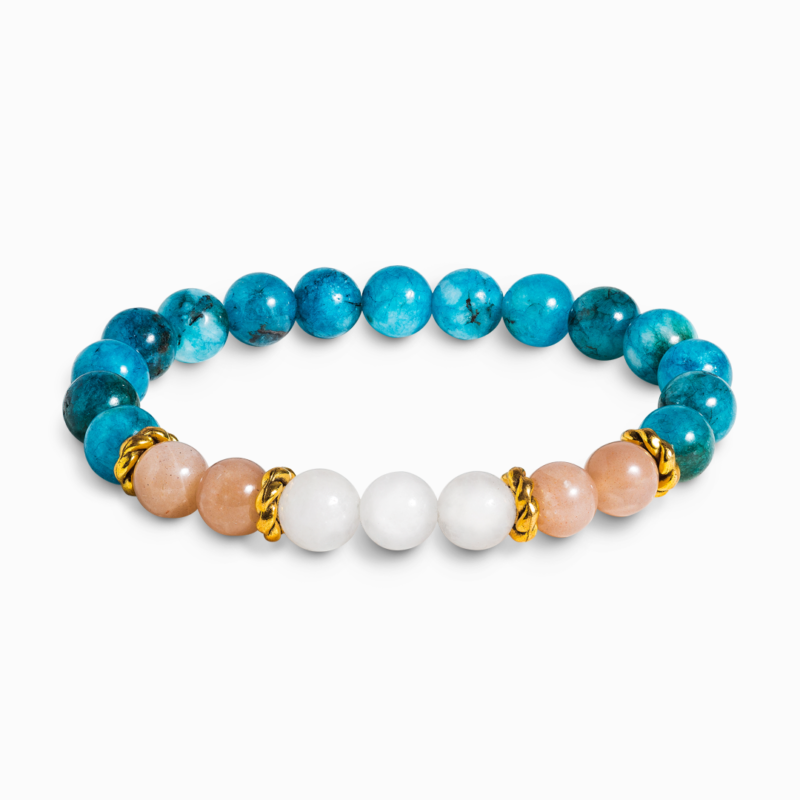 Apatite & Sunstone 'Self-Expression' Bracelet - Image 4