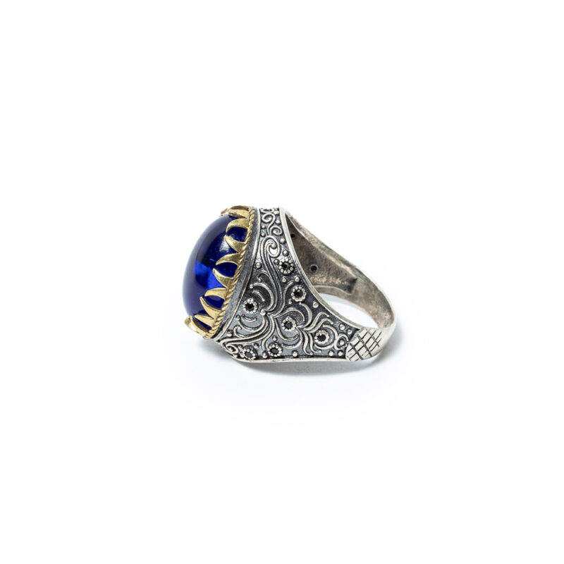 Indian Sapphire Stone Ring - Image 2