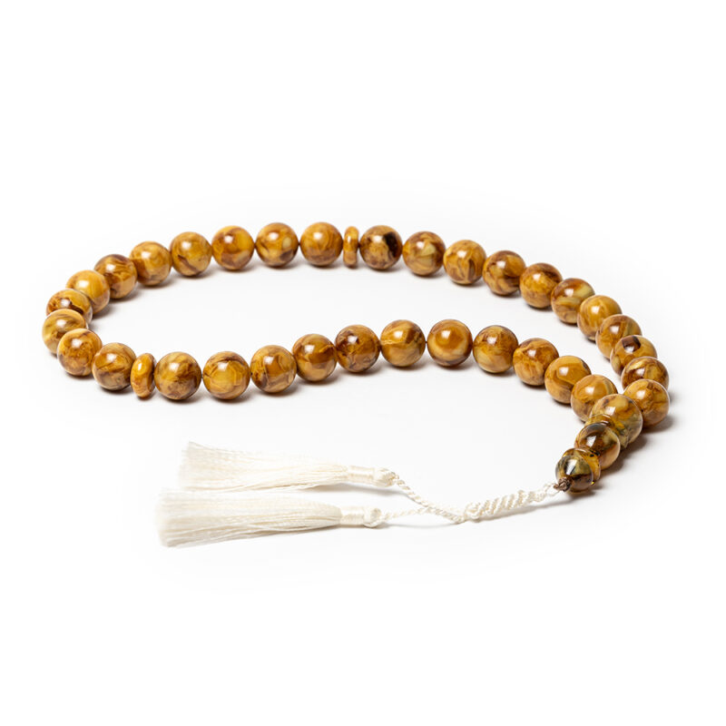 Lithuanian Baltic Amber with White Tassel - Image 2